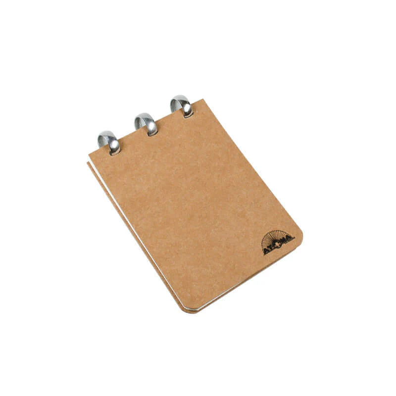 Atoma Amazing Texon Cover Disc-Bound Refillable Notebook Brown 75 x 105