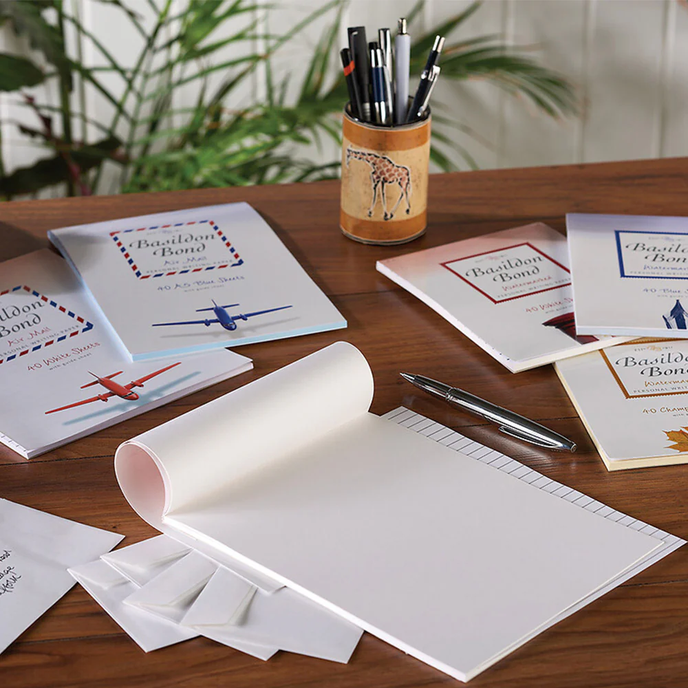 Basildon Bond Writing Paper Duke 90gsm 40 Sheets White - Image 4