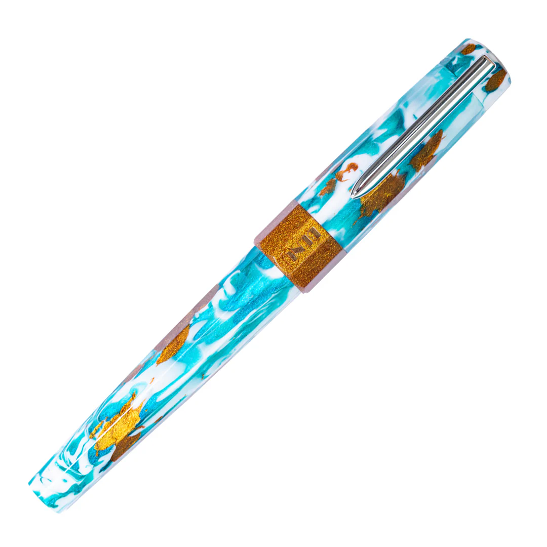 Benu Euphoria Fountain Pen Blue Hawaiian - Image 5
