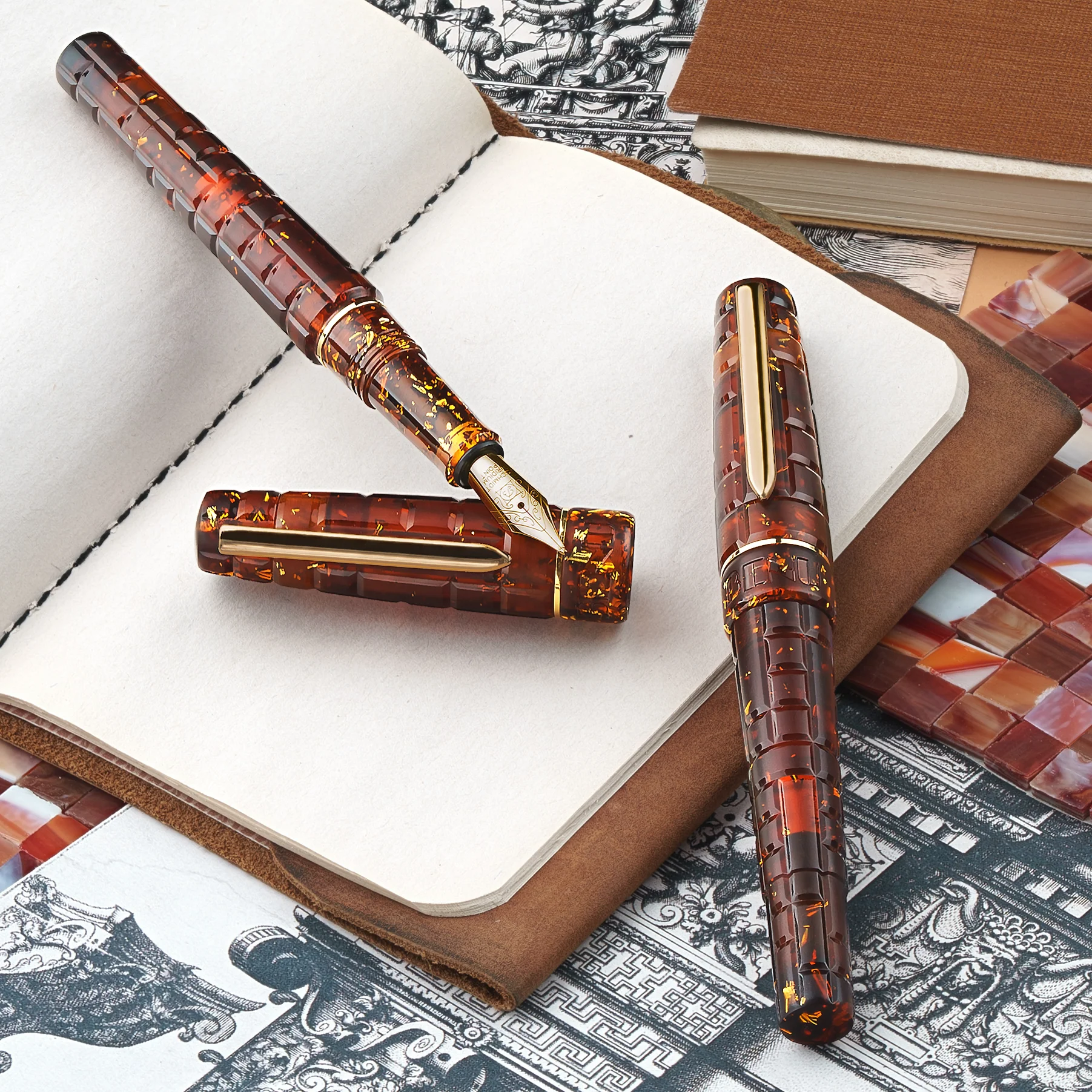 Benu Tessera Fountain Pen Sunstone - Image 3