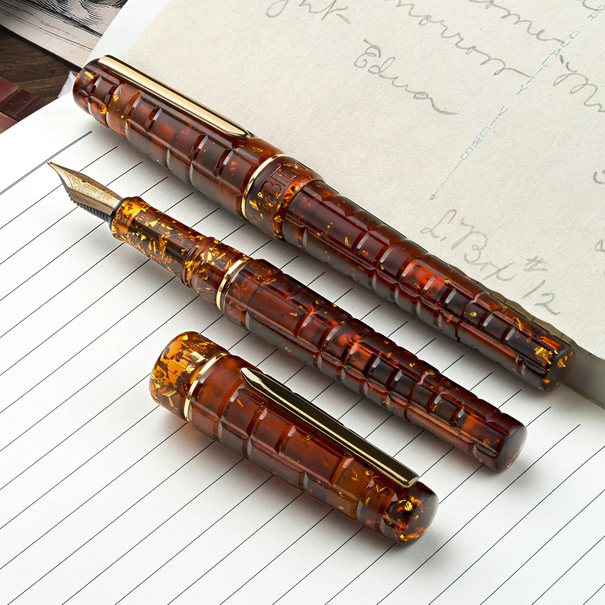 Benu Tessera Fountain Pen Sunstone - Image 4