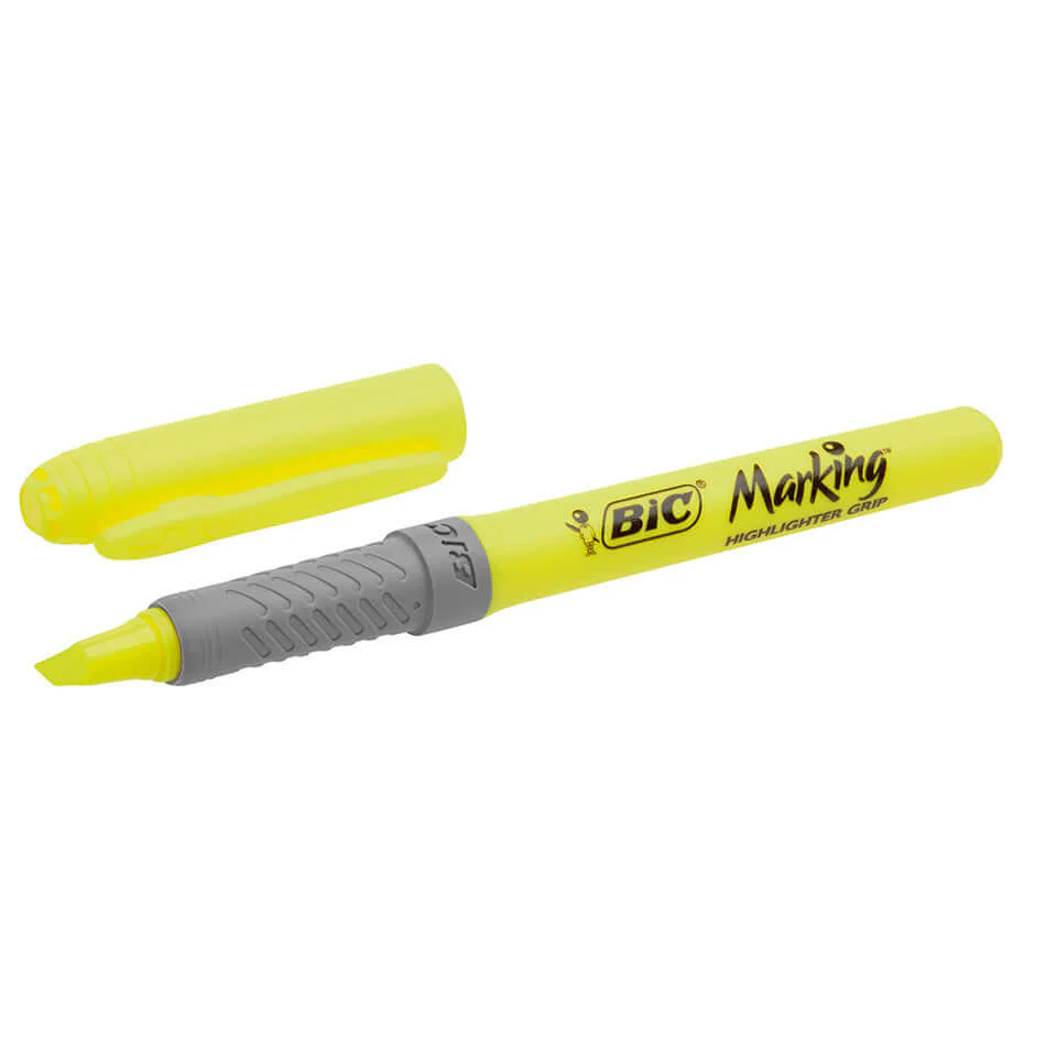BIC Grip Highlighter Pastel Assorted Set of 12 - Image 3