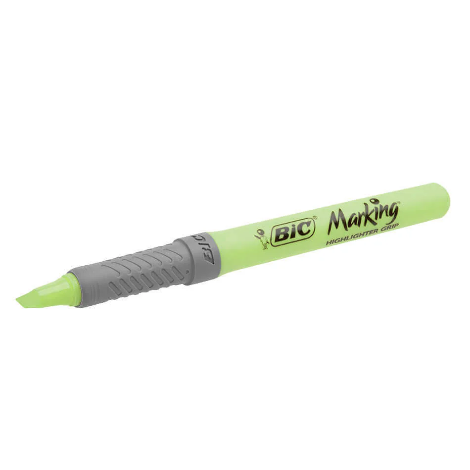 BIC Grip Highlighter Pastel Assorted Set of 6 - Image 3