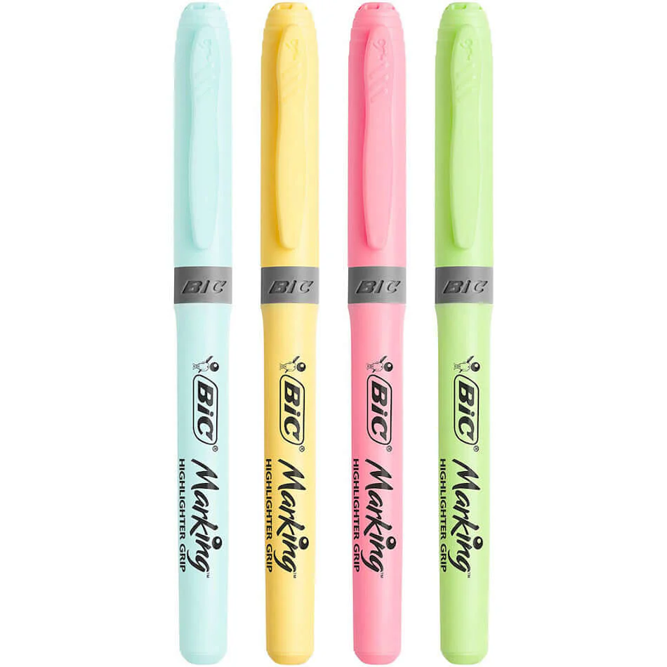 BIC Highlighter Pen Pastel Set of 4 - Image 2