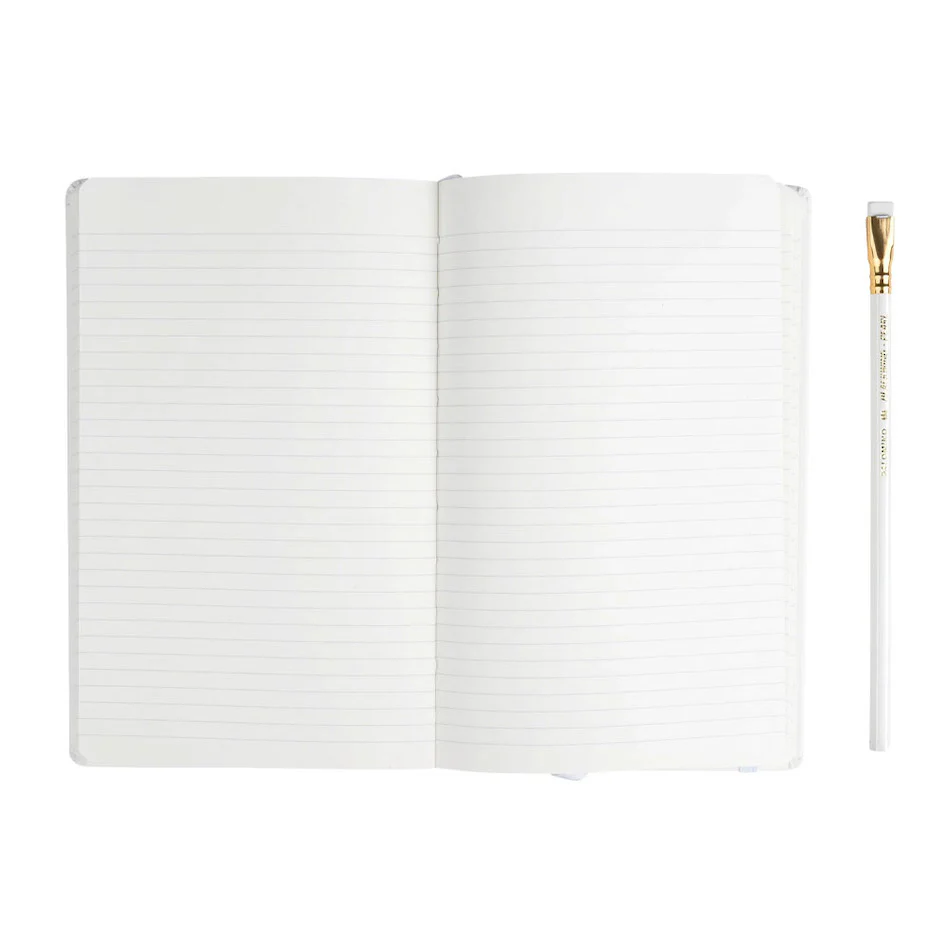 Blackwing Slate Notebook and Pencil Set White A5 - Image 2