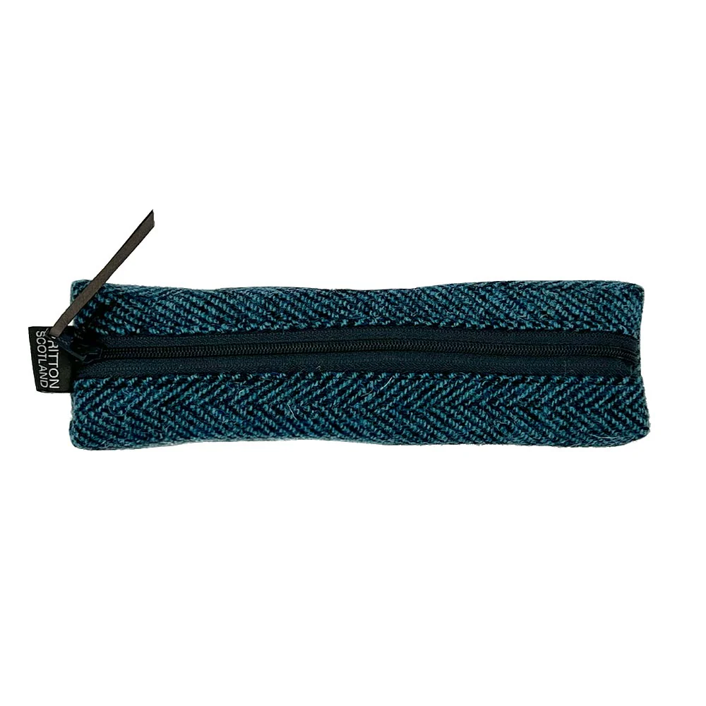 Britton Scotland Handmade Harris Tweed Slim Pencil Case - Image 9