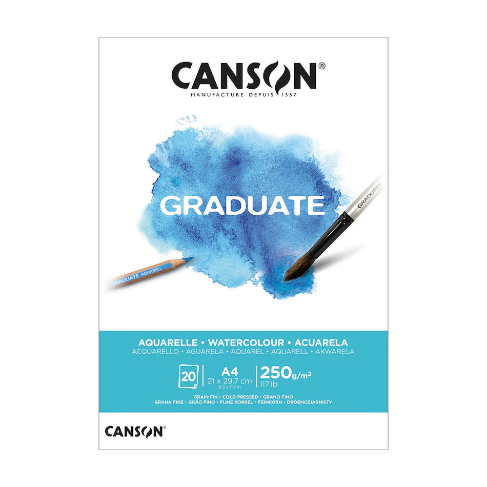Canson Graduate Watercolour Pad A4