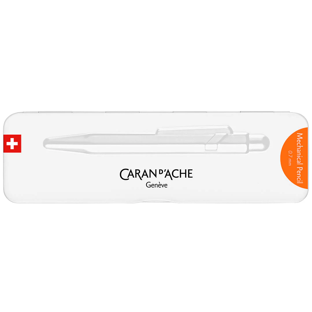 Caran d'Ache 844 Colormat-X Mechanical Pencil in Slimpack Orange - Image 3