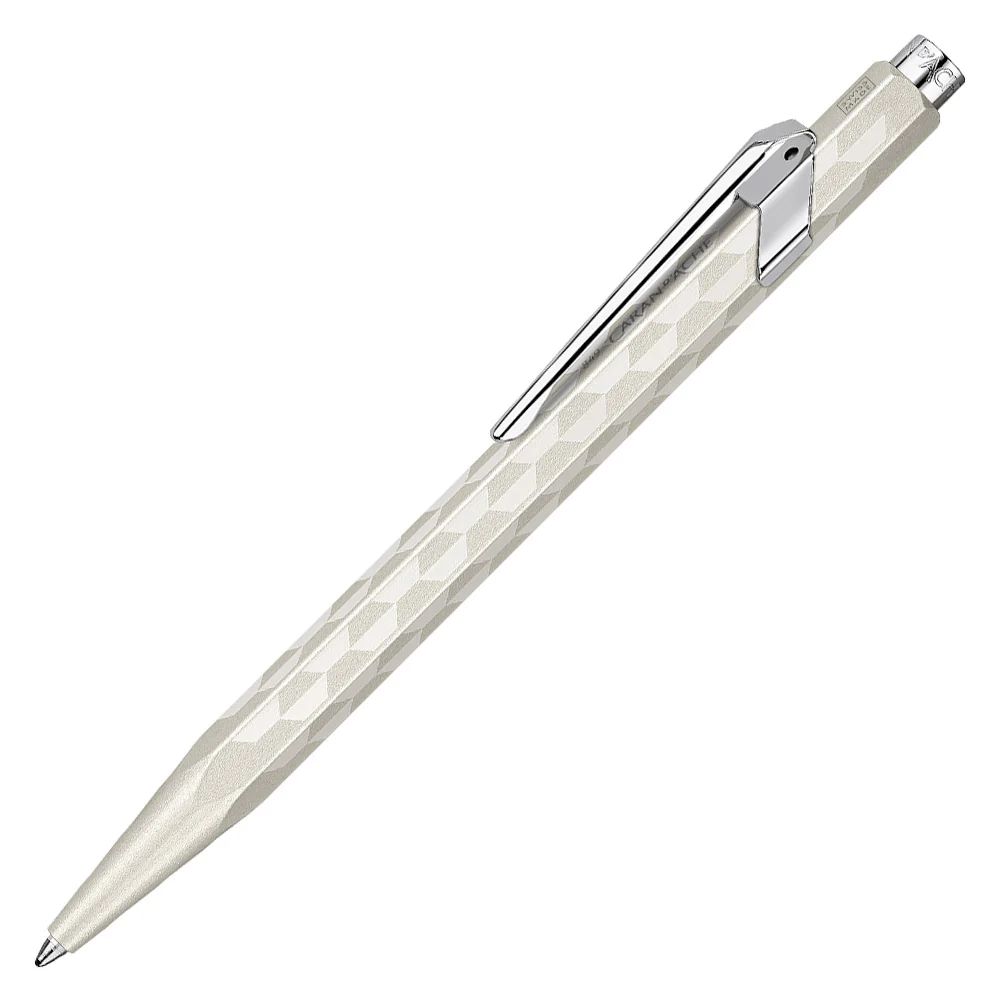 Caran d'Ache Alpine Frost Special Edition 849 Ballpoint Pen White - Image 2