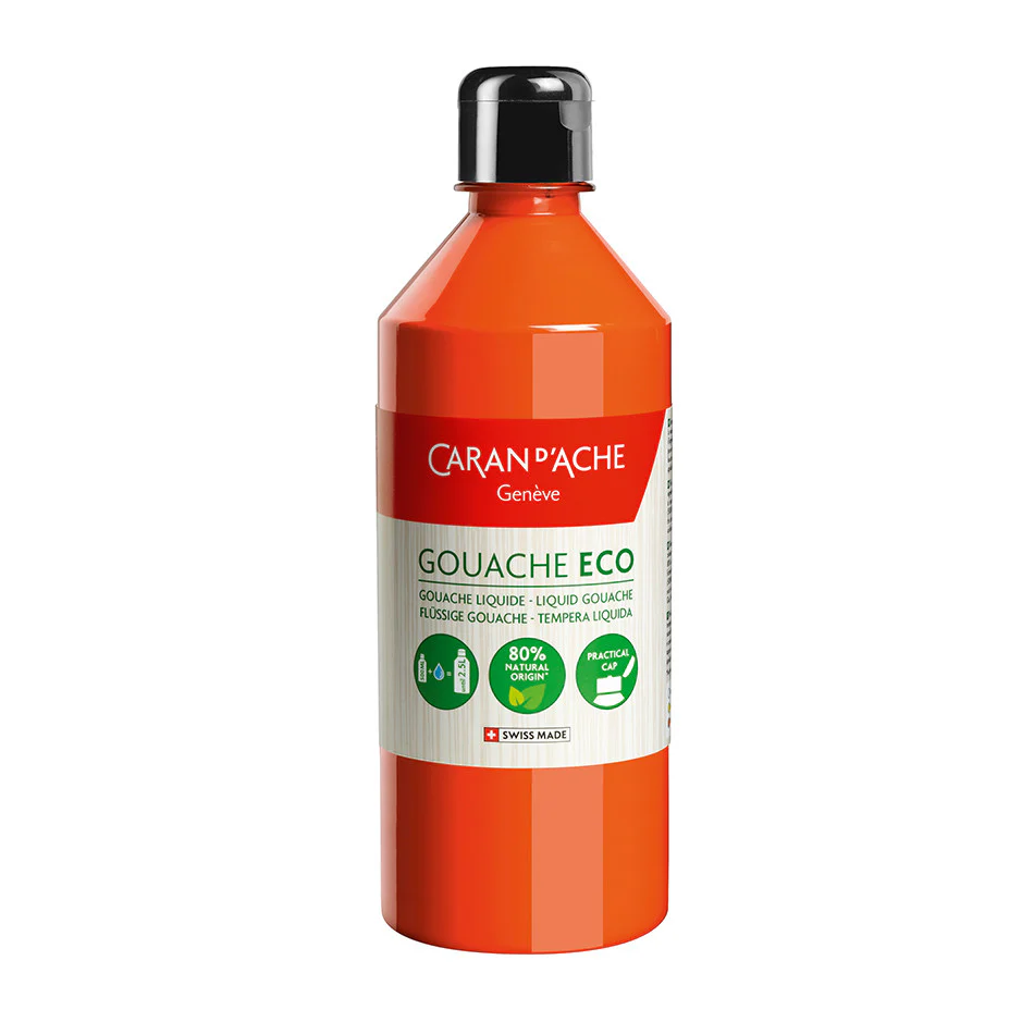 Caran d'Ache Gouache ECO Liquid 500ml Fluo - Image 2