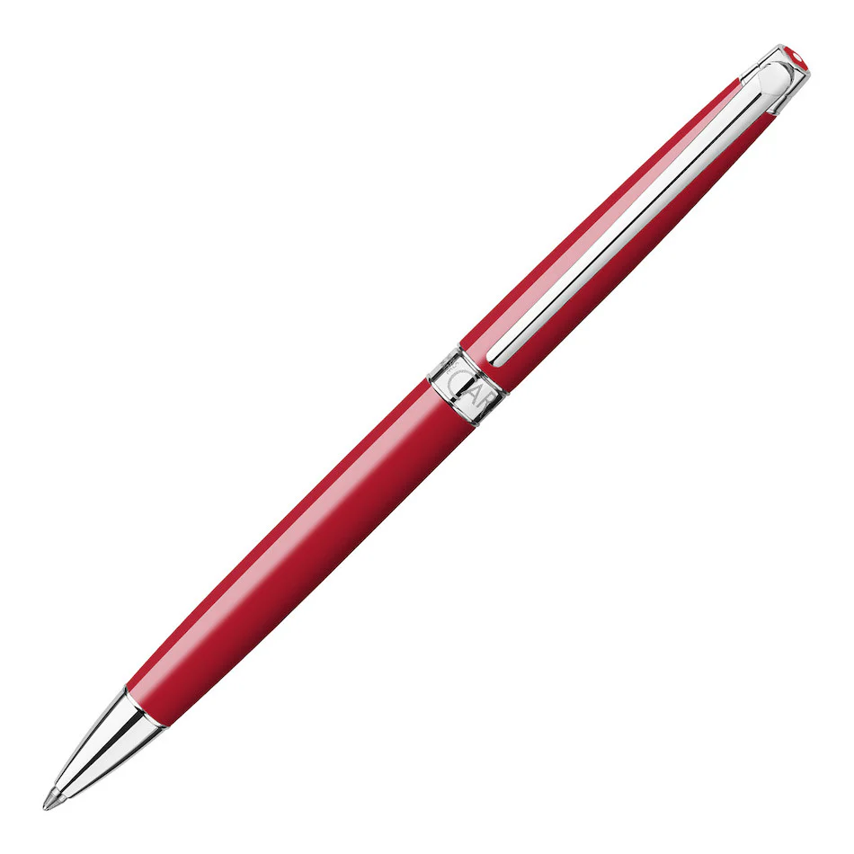 Caran d'Ache Leman Slim Ballpoint Pen Scarlet