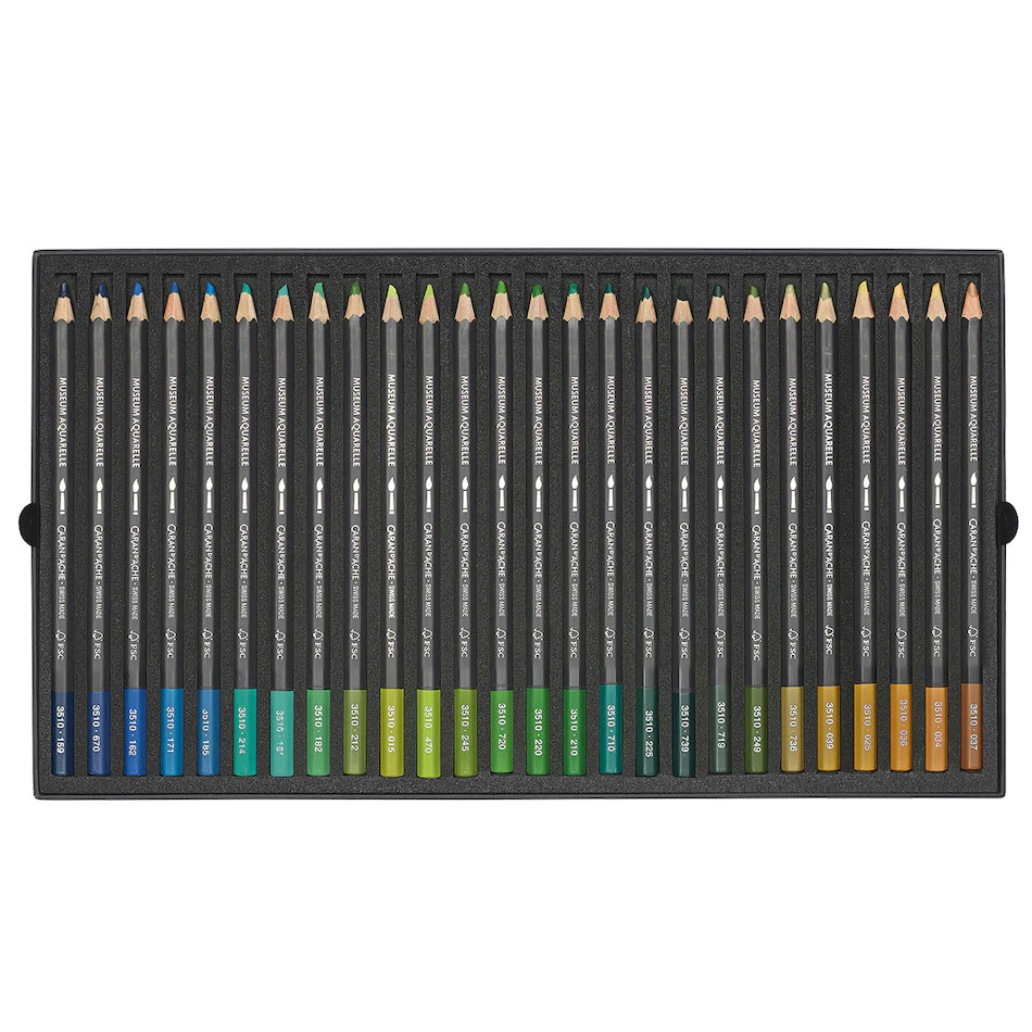 Caran d'Ache Museum Aquarell Watercolour Pencil Box of 76 + 2 Technalo - Image 2