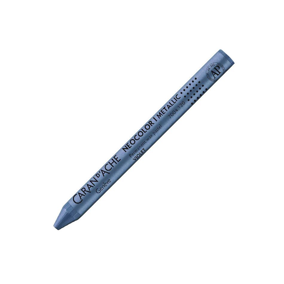Caran d'Ache Neocolor I 7004 Metallic Wax Pastel - Image 4