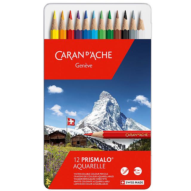 Caran d'Ache Prismalo Colouring Pencils Tin of 12