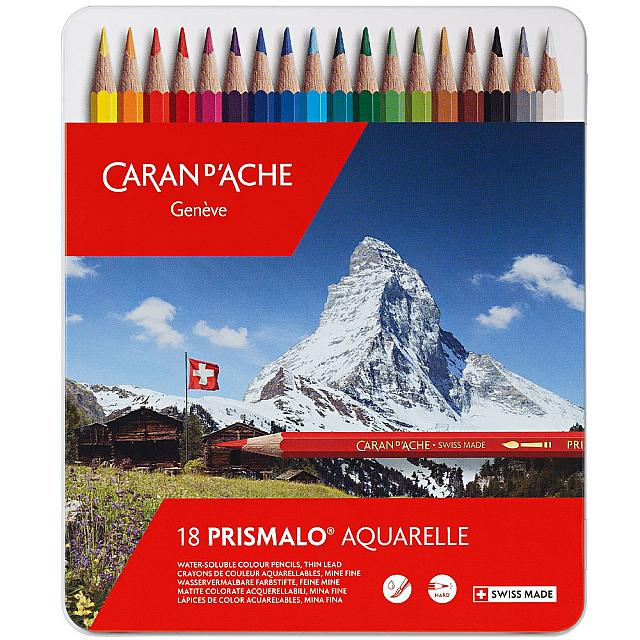 Caran d'Ache Prismalo Colouring Pencils Tin of 18