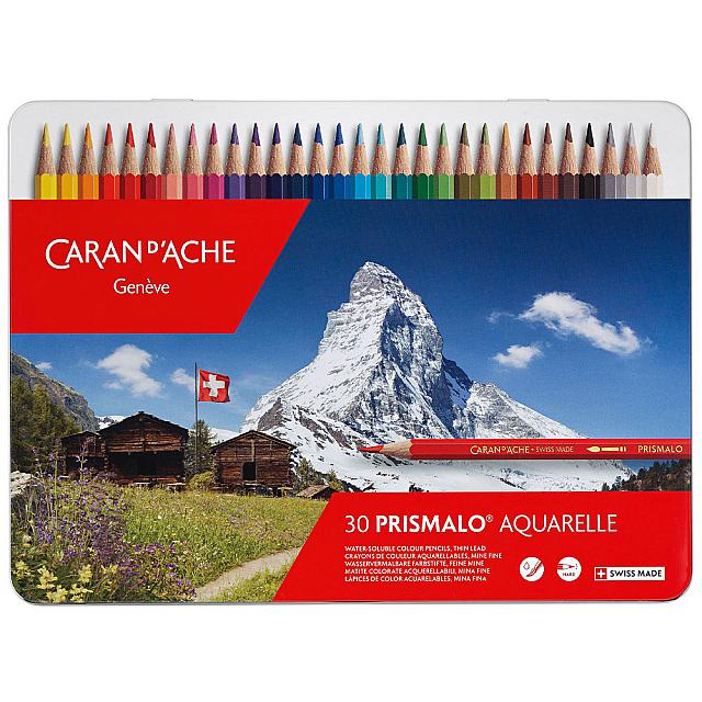 Caran d'Ache Prismalo Colouring Pencils Tin of 30