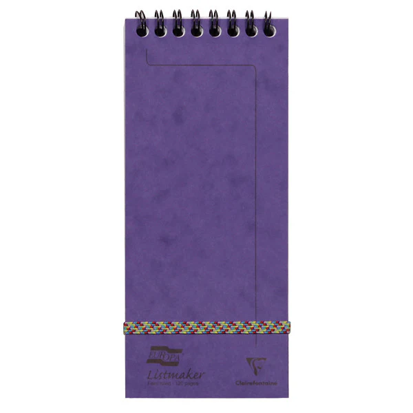 Clairefontaine Europa Listmaker Wirebound Notepad (180x76)