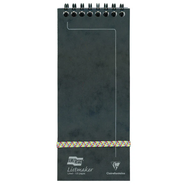 Clairefontaine Europa Listmaker Wirebound Notepad (180x76) - Image 2