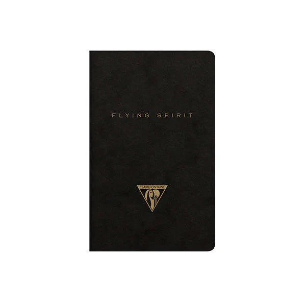 Clairefontaine Flying Spirit Notebook Black Cover 75x120
