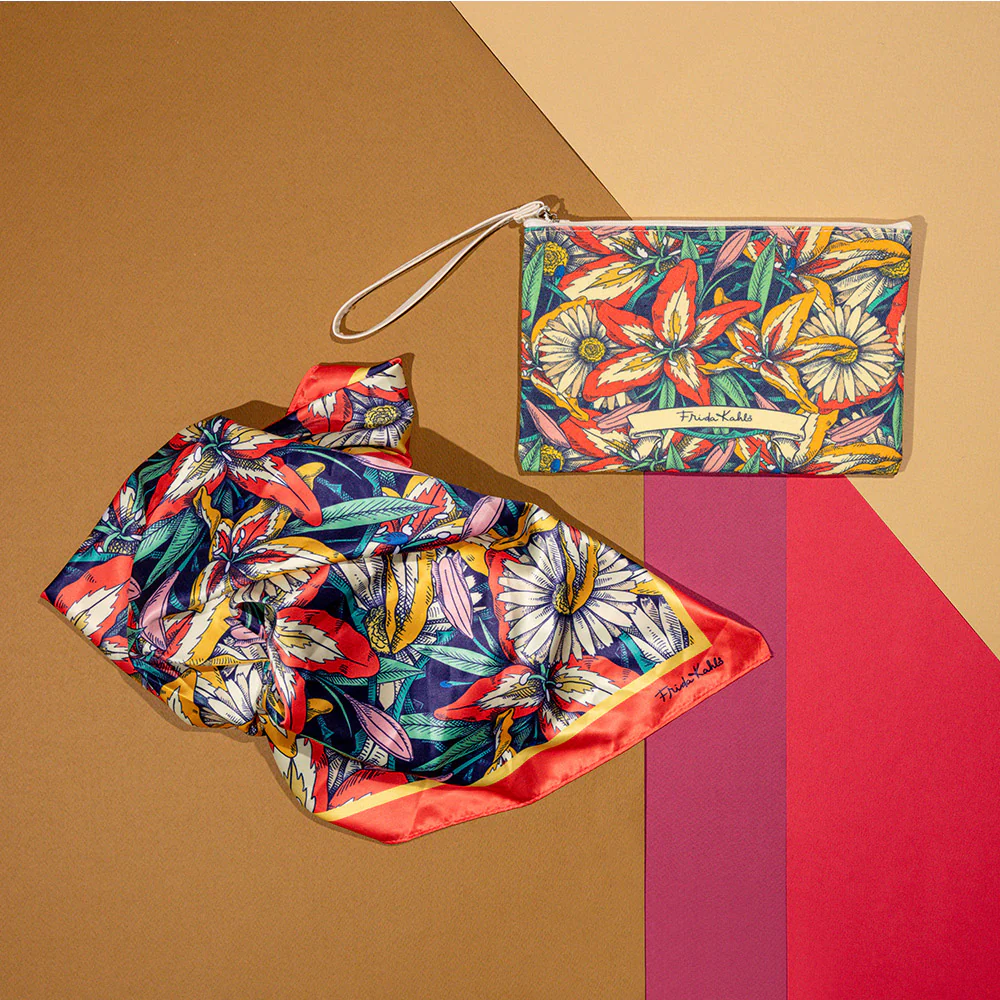Clairefontaine Frida Kahlo Cotton Pencil Case - Image 2