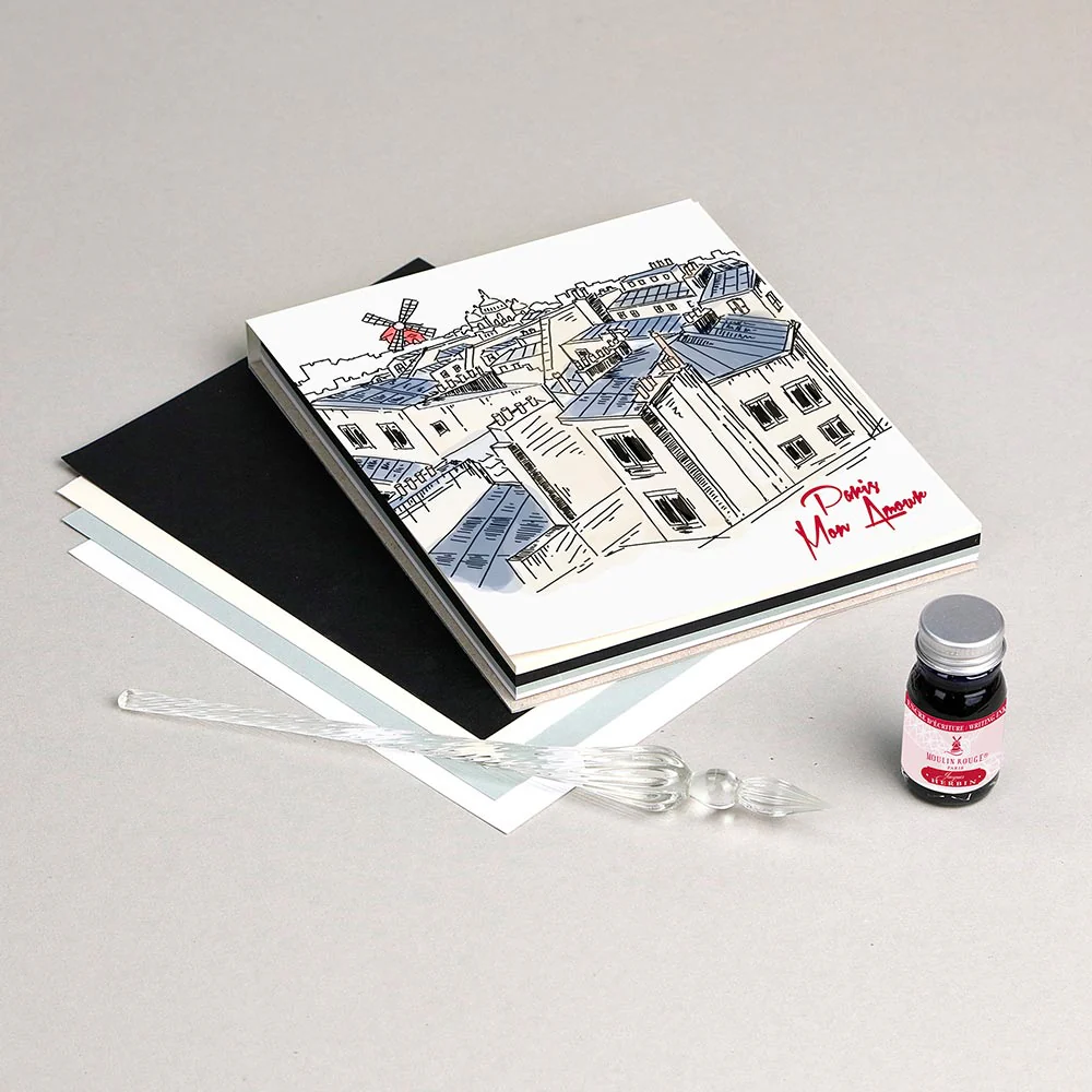 Clairefontaine Moulin Rouge Calligraphy Set - Image 2