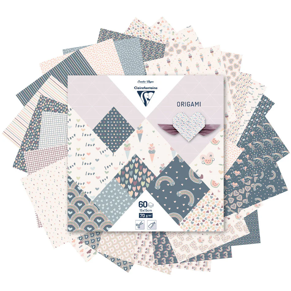 Clairefontaine Origami Set of 60 Sheets 15 x 15cm - Image 7