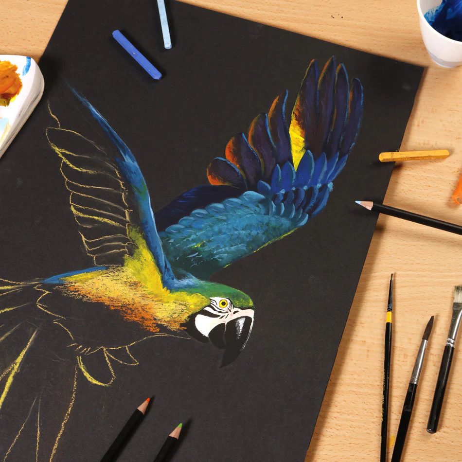 Clairefontaine Paint On Black Pad A5 - Image 2