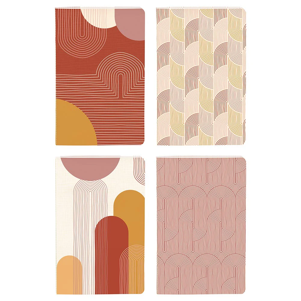 Clairefontaine Terracotta Stapled Notebook Sewn On Spine 9x14cm Assorted - Image 2