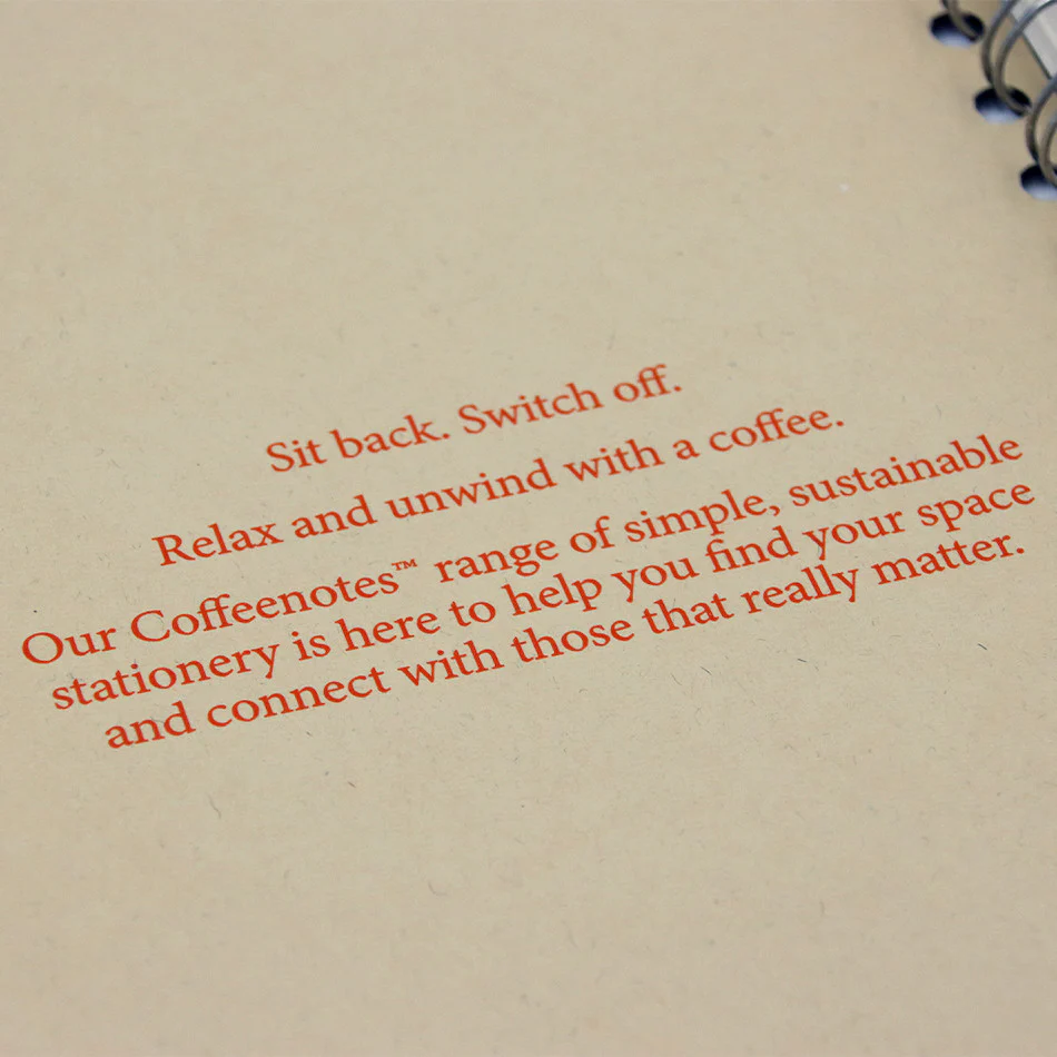 Coffeenotes Grande Wiro Notebook Kraft - Image 4
