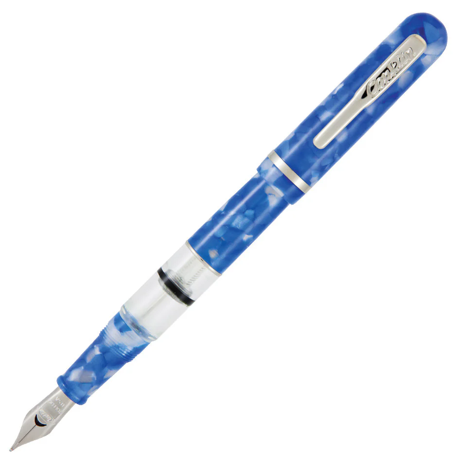 Conklin Heritage Word Gauge Fountain Pen Blue