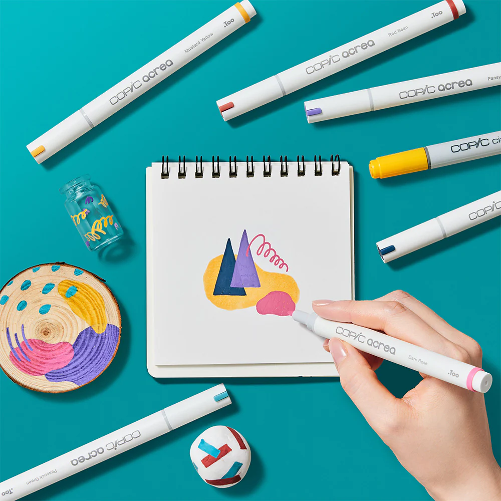 Copic Acrea Paint Marker Set of 6 Deep Colours - Image 2
