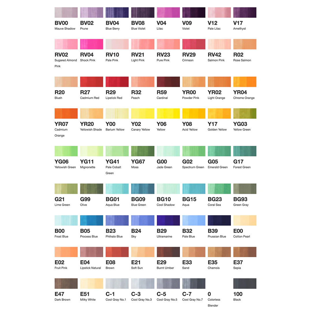 Copic Ciao Set of 72 - Image 3