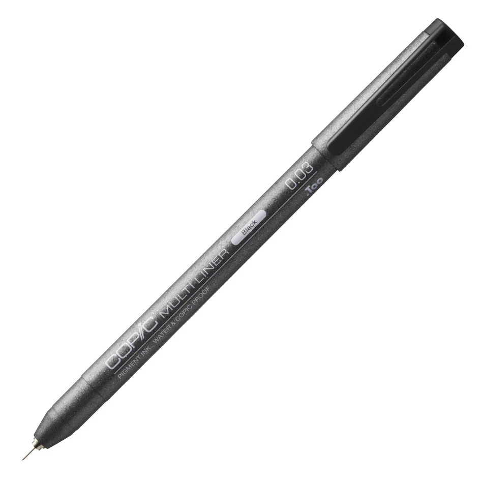 Copic MultiLiner Drawing Pen Black - Image 2