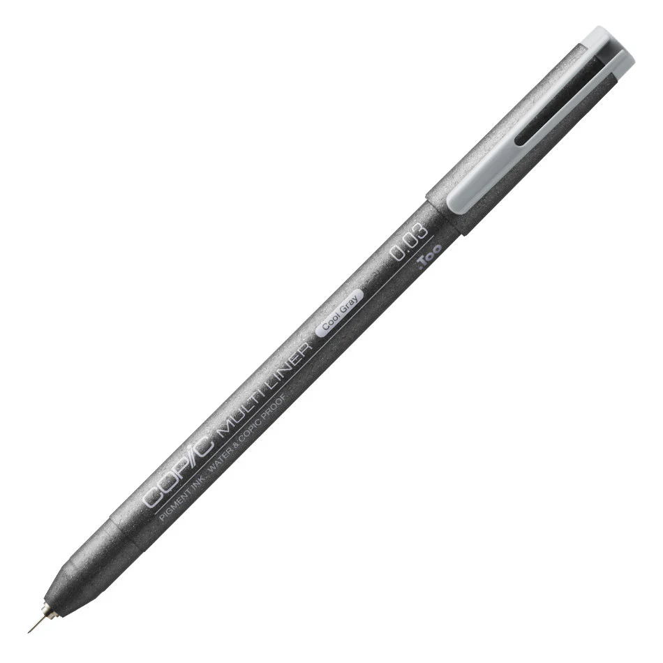 Copic MultiLiner Drawing Pen Cool Grey - Image 2