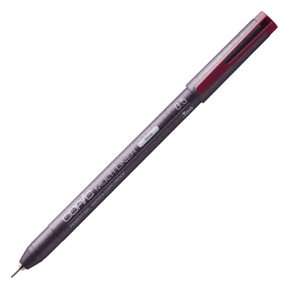 Copic MultiLiner Drawing Pen Wine - Image 4