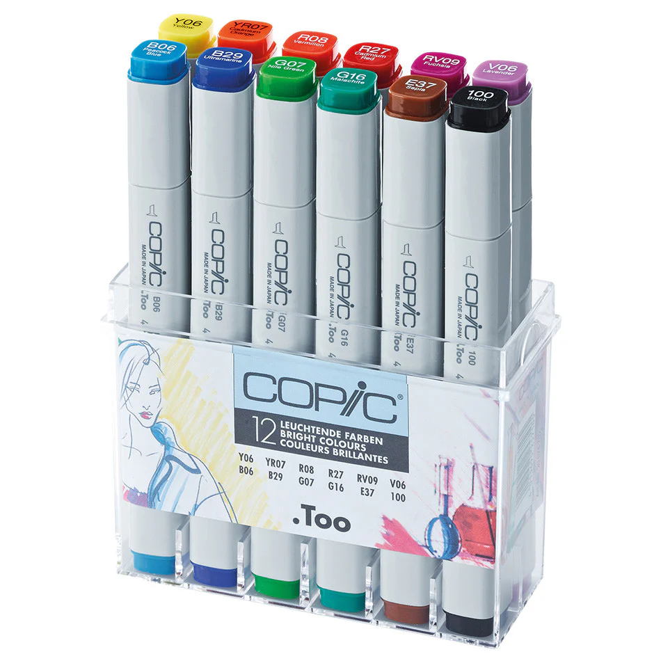 Copic Classic Marker Pen Set of 12 - Image 4