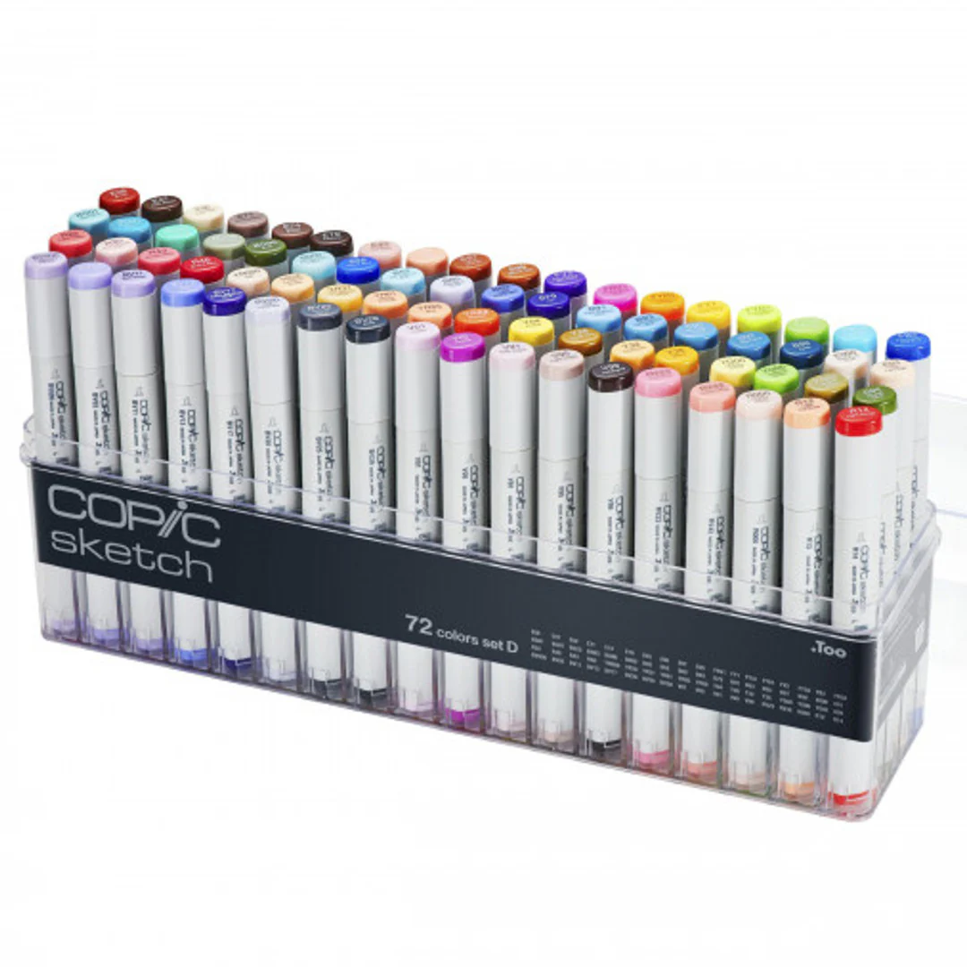Copic Sketch Marker Pen Set of 72 - Image 10