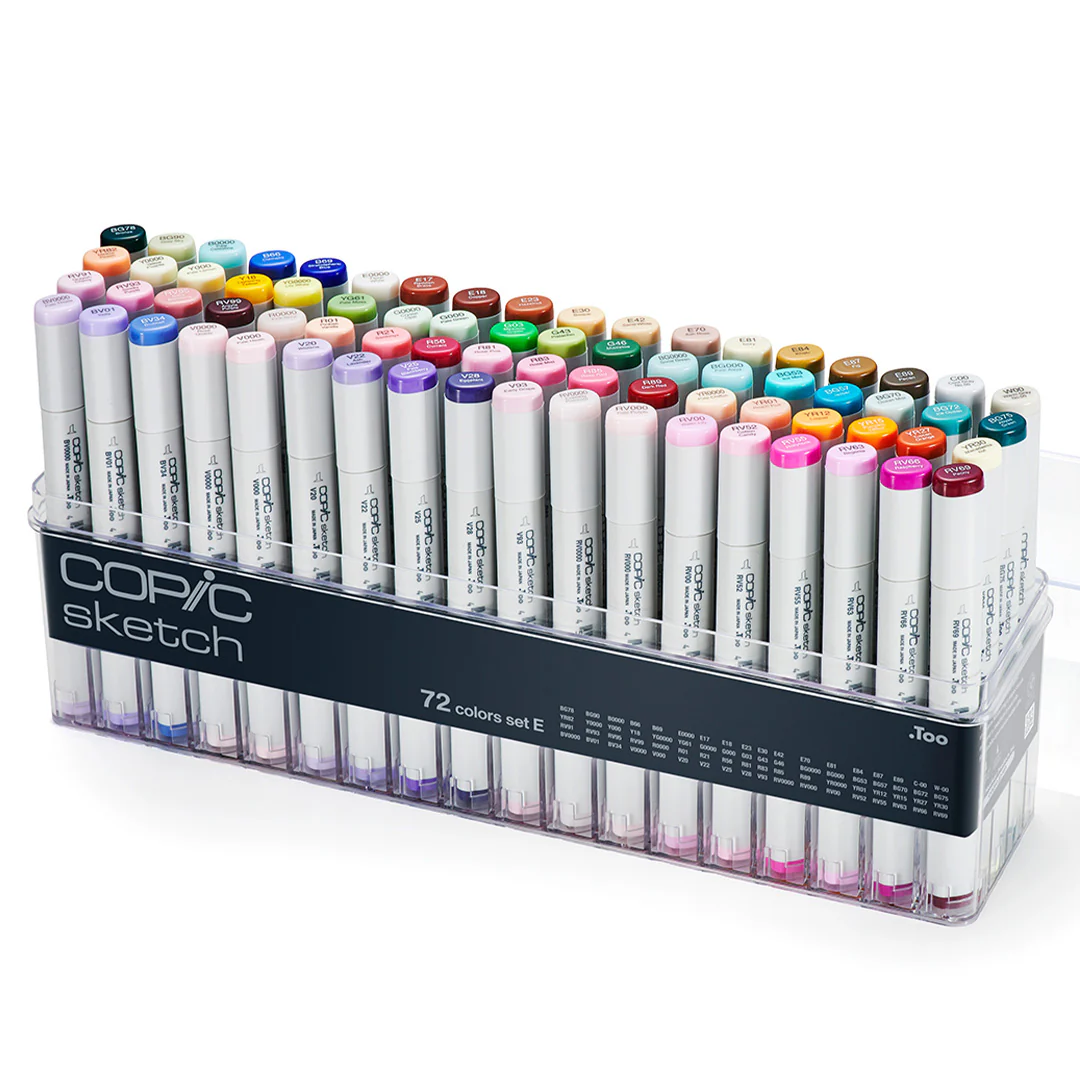 Copic Sketch Marker Pen Set of 72 - Image 13
