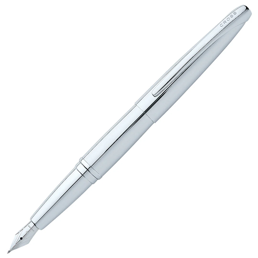 Cross ATX Fountain Pen Pure Chrome