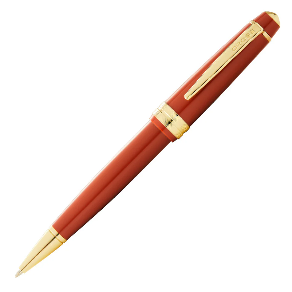 Cross Bailey Light Ballpoint Pen Amber with Gold Trim