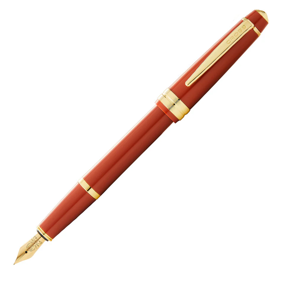 Cross Bailey Light Fountain Pen Amber with Gold Trim