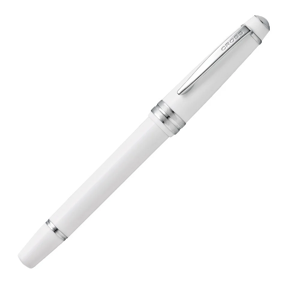 Cross Bailey Light Fountain Pen White with Chrome Trim - Image 2