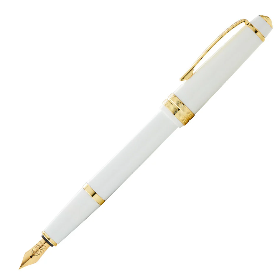 Cross Bailey Light Fountain Pen White with Gold Trim - Image 2