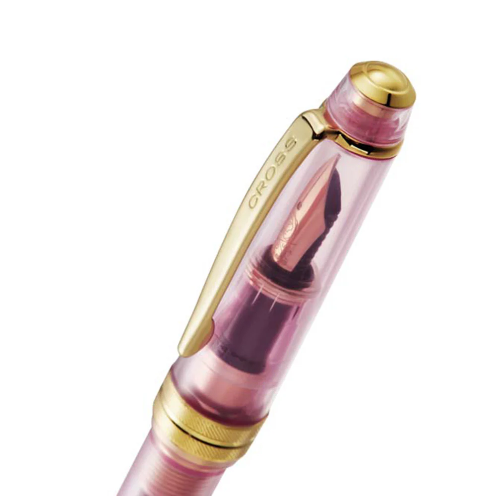 Cross Bailey Light Translucent Pink Sapphire Fountain Pen Extra Fine - Image 6