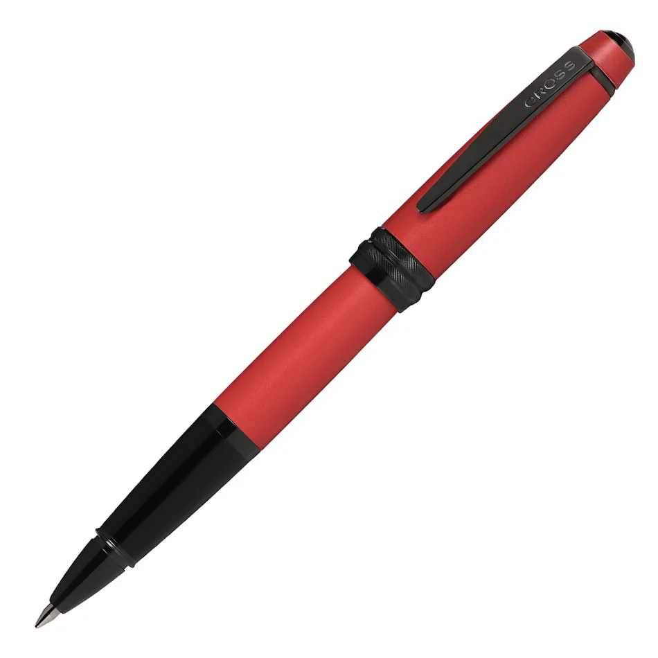 Cross Bailey Rollerball Pen Red Lacquer with Black Trim