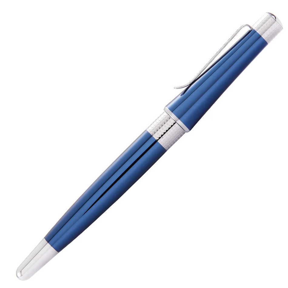 Cross Beverly Cobalt Blue Lacquer Rollerball Pen - Image 3