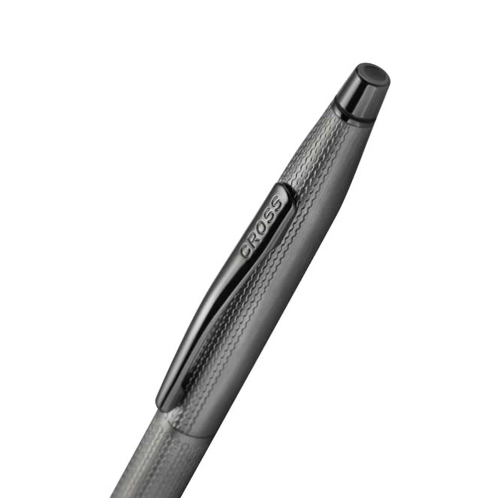 Cross Classic Century Polished Slate Gray Engraved Diamond Pattern Ballpoint Pen - Image 2