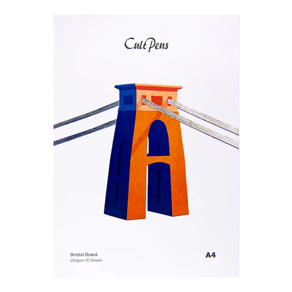 Cult Pens Bristol Board A4 250gsm 20 Sheets