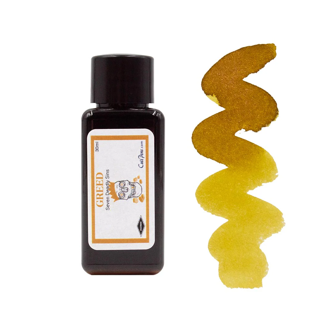 Cult Pens Exclusive 7 Deadly Sins Fountain Pen Ink by Diamine 30ml - Image 11