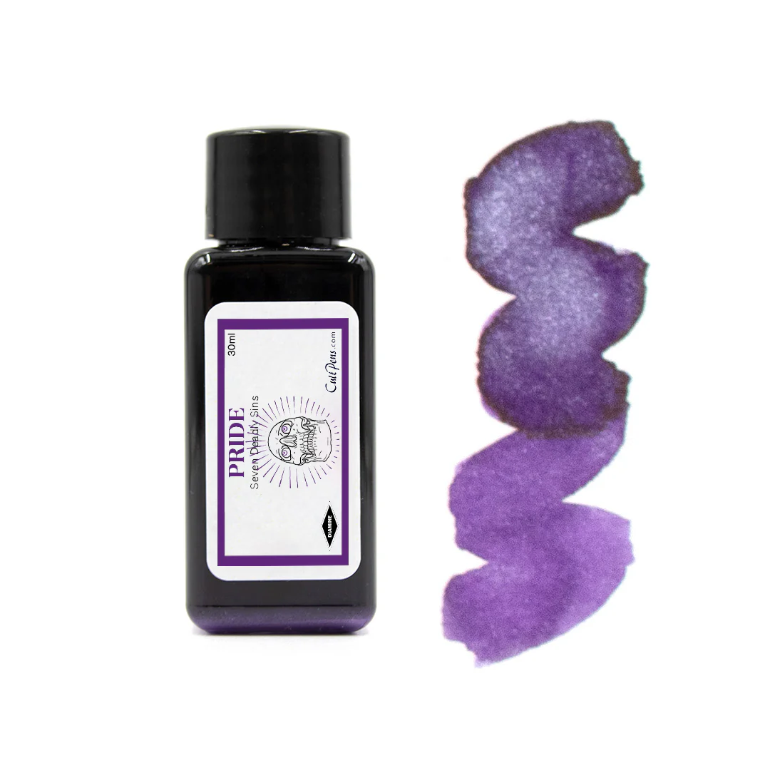 Cult Pens Exclusive 7 Deadly Sins Fountain Pen Ink by Diamine 30ml - Image 12